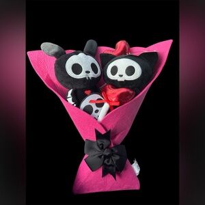Tokidoki Skelanimals Pink Plush Bouquet Valentines 2026 NWT